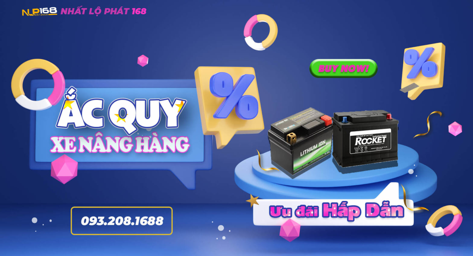 Ắc quy xe nâng hàng