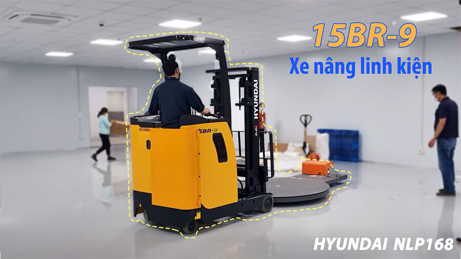 Xe nâng điện đứng lái cho Hanyang