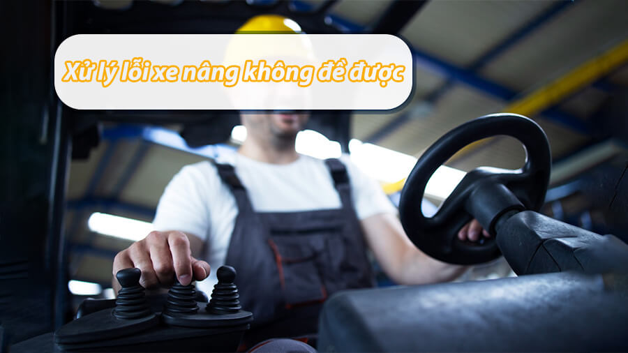 Giải quyết tình trạng xe nâng không đề được