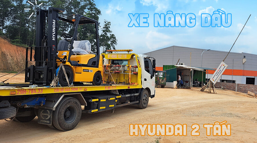 Xe nâng dầu 2 tấn Hyundai