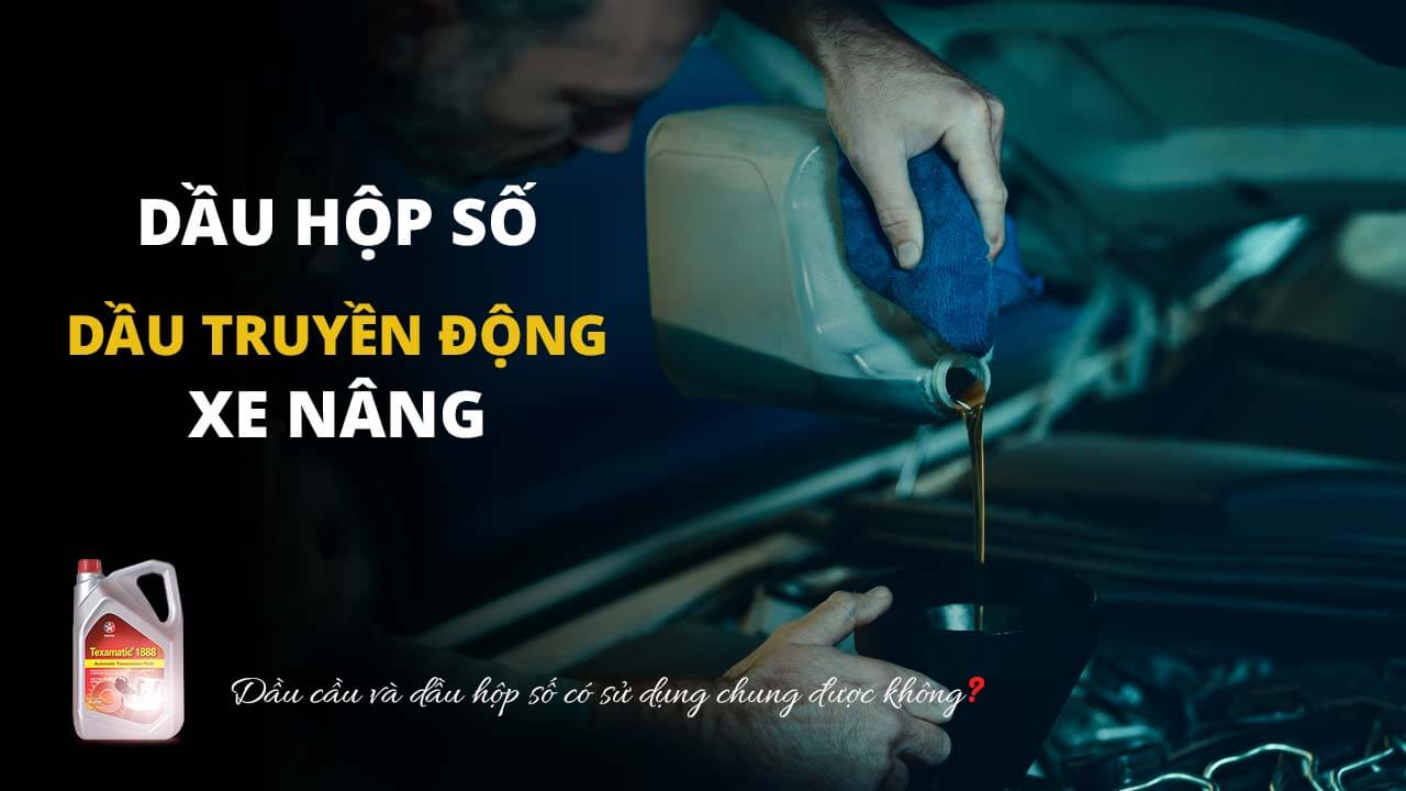 Thay dầu hộp số xe nâng hàng - How to change transmission oil