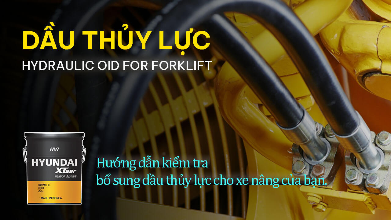 Thay dầu thủy lực xe nâng