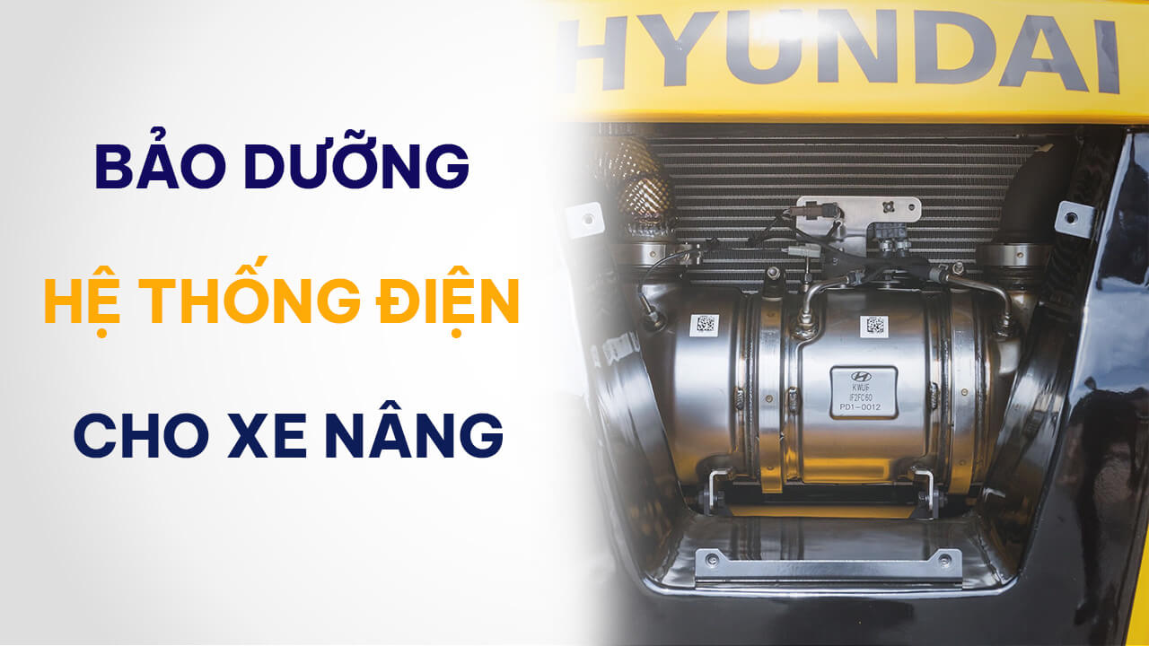 Bảo trì hệ thống điện xe nâng